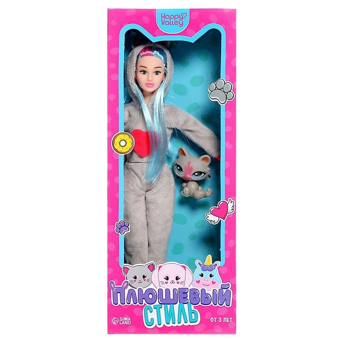 Кукла шарнирная &laquo;Плюшевый стиль: Кошечка&raquo;