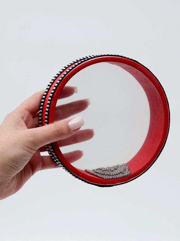 Музыкальный инструмент Барабан Шум Моря Music Life красный, 15 см Музыкальный инструмент Барабан Шум Моря Music Life красный, 15 см