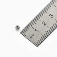 Кримп (зажимная бусина), 4 мм (набор 20 шт.), цвет серебро