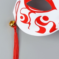 Карнавальная маска &laquo;Кицунэ&raquo;, красный