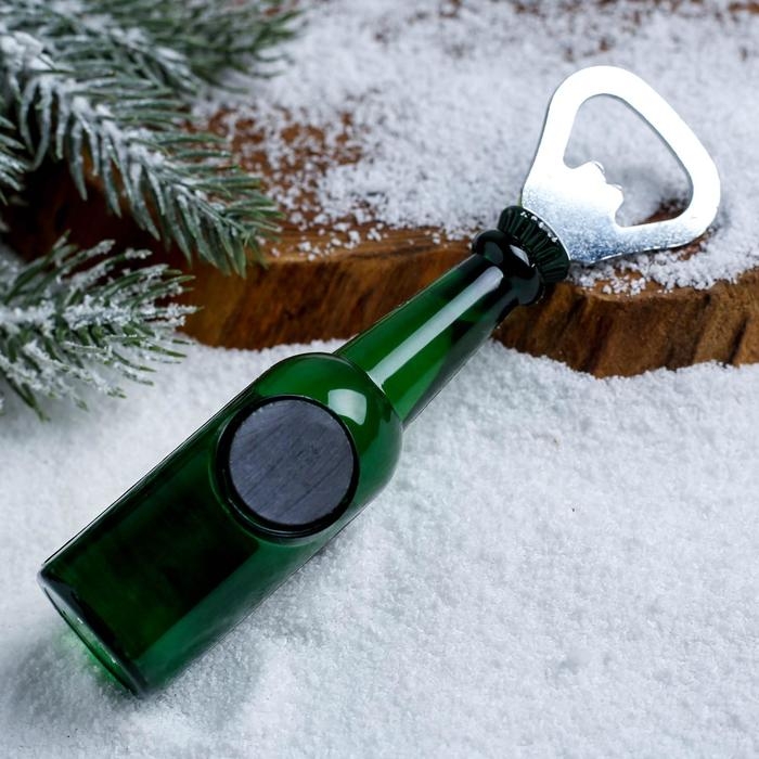 Новогодний магнит-открывашка &laquo;Новый год: Больших открытий&raquo;, 4,3 х 14 х 4,3