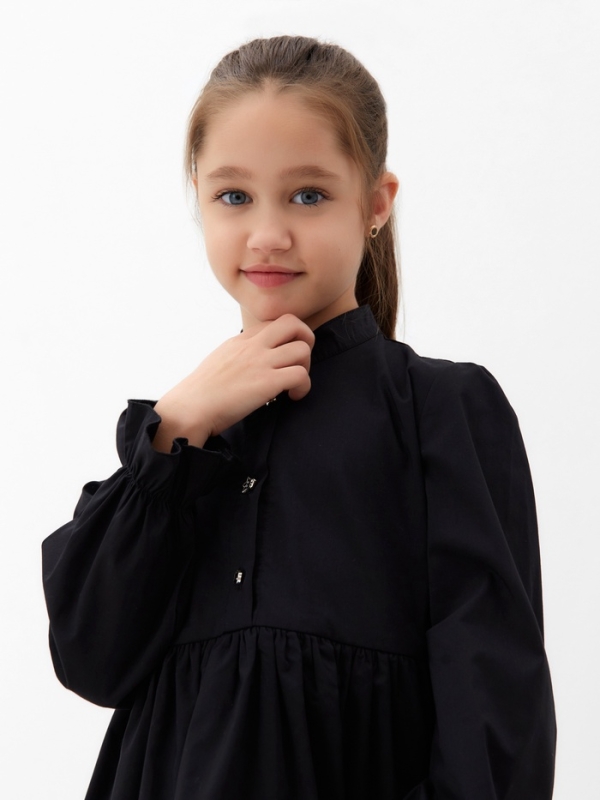 Платье для девочки MINAKU цвет чёрный, рост 104 см Платье для девочки MINAKU цвет чёрный, рост 104 см
