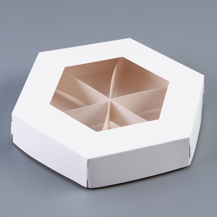 Менажница белая, 20&times;4 см