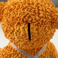 Копилка "Мишка в джинсах" коричневый, 19,5х13х11 см