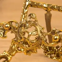 Мини мольберт "Трезубец" латунь 30х14х6 см