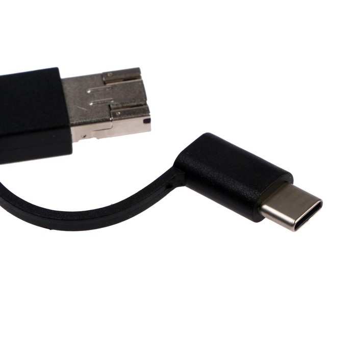 Эндоскоп CAM-07, 8 мм, 720P, LED подсветка, microUSB/Type-C/USB, Android/Windows, 5 м