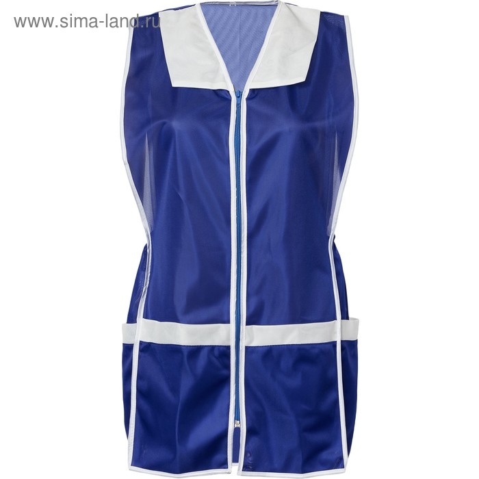 Фартук сарафан на молнии нейлон, р. 56, рост 158-164 см, цвет василёк Фартук сарафан на молнии нейлон, р. 56, рост 158-164 см, цвет василёк