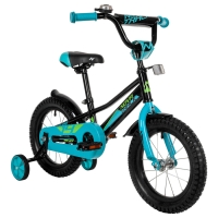 Велосипед 14" Novatrack VALIANT, цвет чёрный