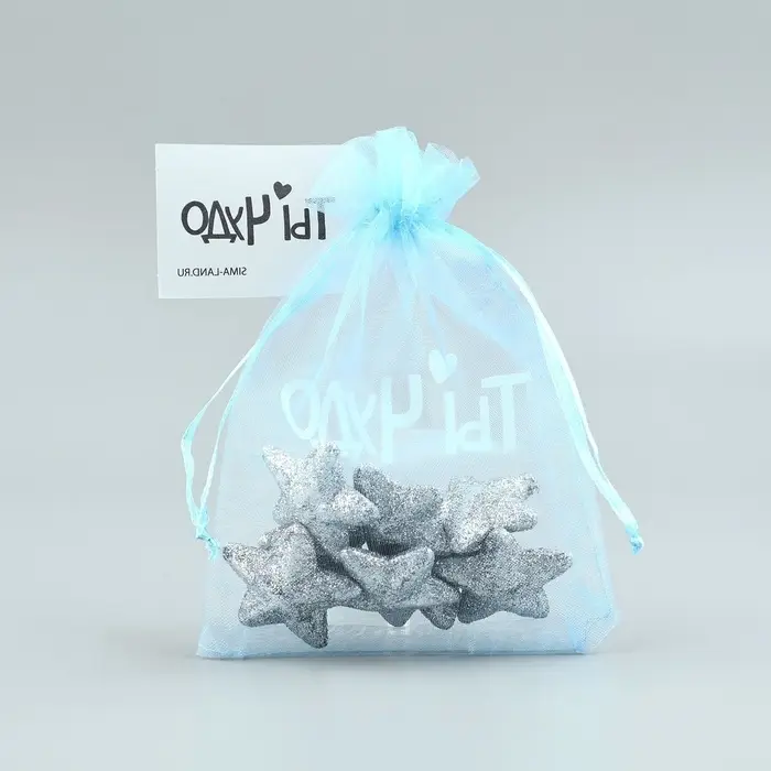 Мешочек подарочный из фатина с термонаклейкой &laquo;Ты чудо&raquo;, 11 х 16 см +/- 1.5 см