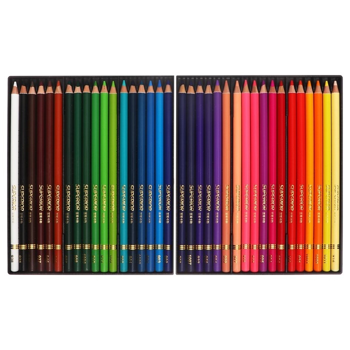 Карандаши масляные 36 цветов, в картонной коробке OCP-36