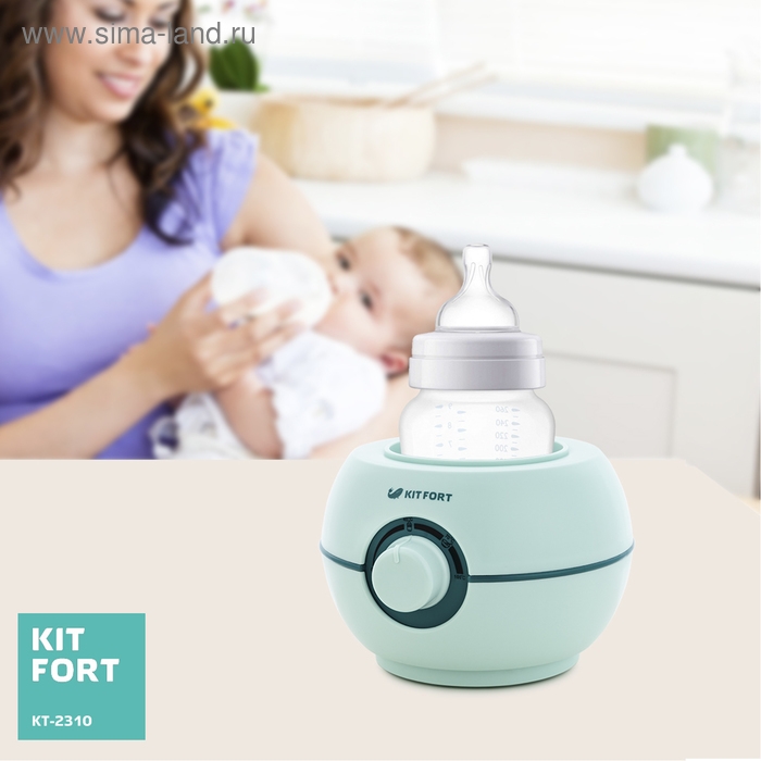 Подогреватель Kitfort КТ-2310, 100 Вт, PTC, от 40 до 100 °С, 1 бутылочка Подогреватель Kitfort КТ-2310, 100 Вт, PTC, от 40 до 100 °С, 1 бутылочка