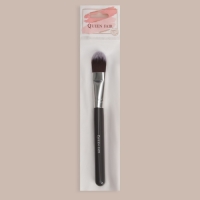 Кисть для макияжа &laquo;Brush GRAPHITE&raquo;, 17 (&plusmn; 1) см, цвет тёмно-серый/серебристый