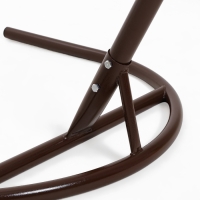 Подвесное кресло КОКОН «Круглое» зелёная подушка, черная стойка Подвесное кресло КОКОН «Круглое» зелёная подушка, черная стойка