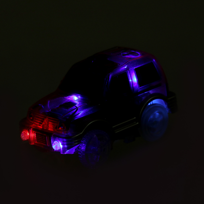 Автотрек &laquo;Магический Трек&raquo;, гибкий, светится в темноте, 98 деталей