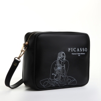 Сумка женская через плечо TEXTURA, маленького размера, цвет чёрный Сумка женская через плечо TEXTURA, маленького размера, цвет чёрный