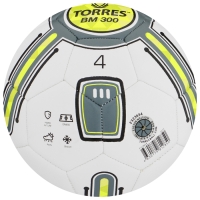 Футбольный мяч TORRES BM 300, F323654, машинная сшивка, 32 панели, р. 4, TPU