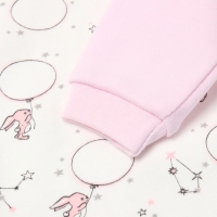 Боди с длинным рукавом, цвет розовый/зайцы, рост 74 Боди с длинным рукавом, цвет розовый/зайцы, рост 74