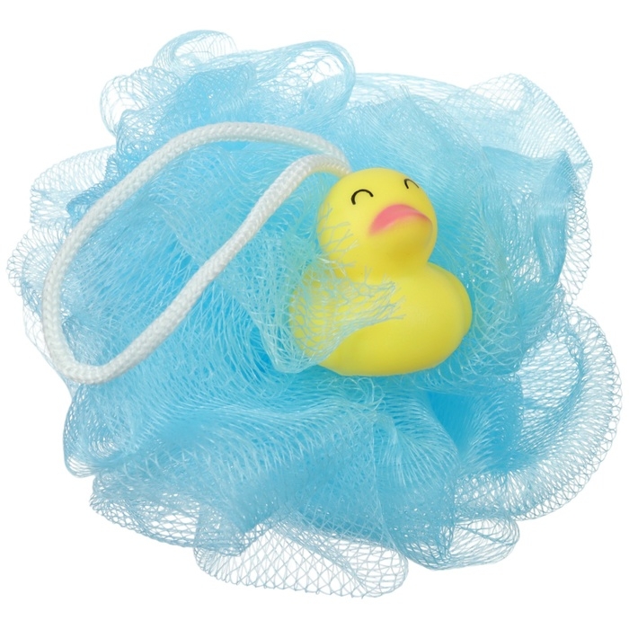 Набор для ванны &laquo;Утенок&raquo;, мочалка с игрушкой, 2 тактильных мячика, Крошка Я