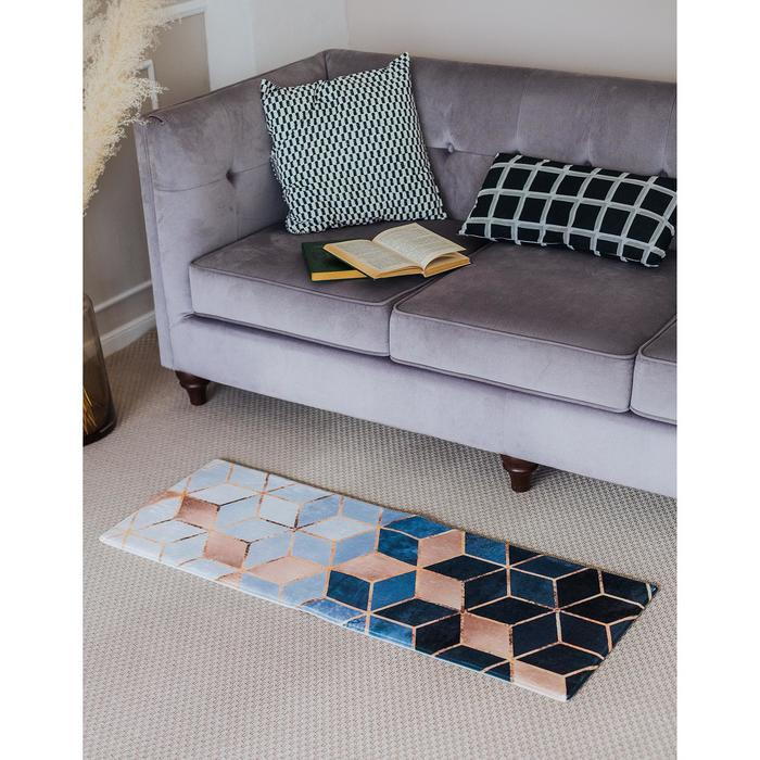 Коврик для ванной и туалета Доляна &laquo;Бурлеск&raquo;, 45&times;120 см