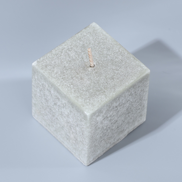 Свеча интерьерная &laquo;For comfort&raquo;, серая, 5 х 5 см