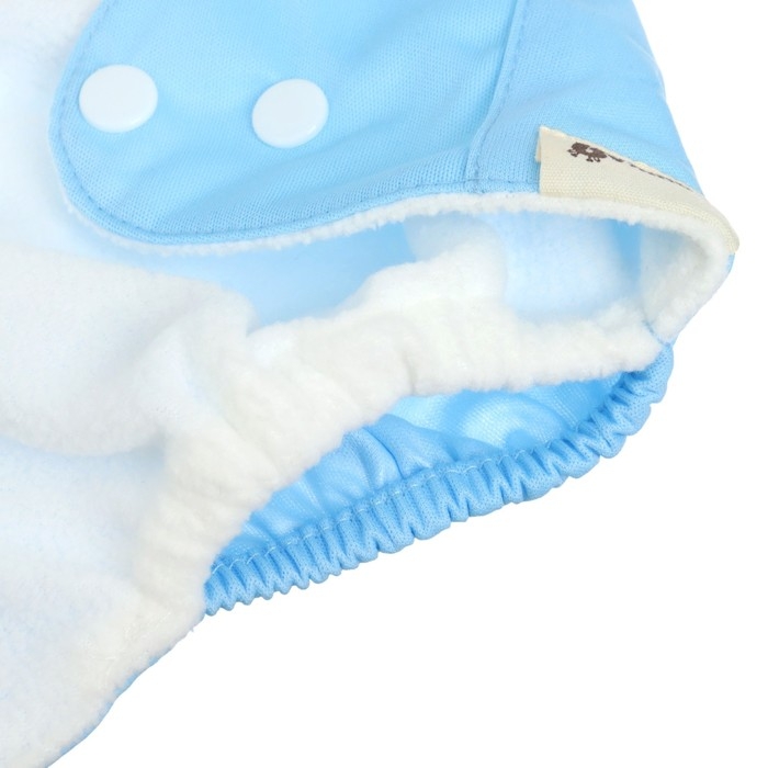 Многоразовый подгузник, 3-15 кг, цвет голубой, Крошка Я Многоразовый подгузник, 3-15 кг, цвет голубой, Крошка Я