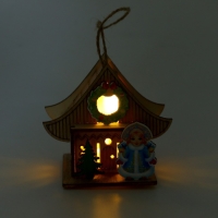 Световой декор &laquo;Новогодний дом Снегурочки&raquo; 5,9 &times; 8,3 &times; 7,5 см, МИКС