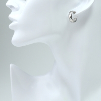 Набор 4 предмета: 3 пары серьги, 1 браслет &laquo;Сердце&raquo; контроль, цвет белый в серебре