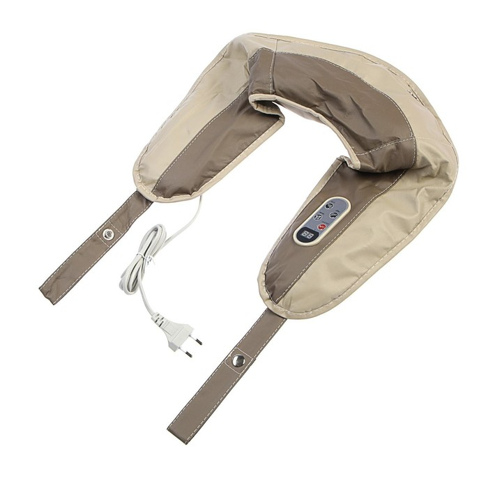 Массажёр для спины и шеи Luazon, наплечный, пульт, 99 режимов, 220 В Массажёр для спины и шеи Luazon, наплечный, пульт, 99 режимов, 220 В