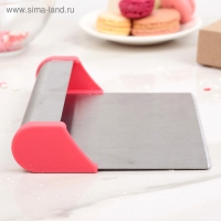 Шпатель кондитерский с размерной линейкой, 15,5&times;13 см, цвет МИКС