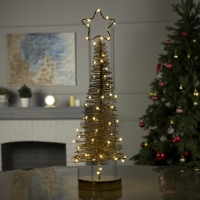 Светодиодная фигура «Ёлка плетёная» 11 × 46 × 11 см, металл, батарейки АААх3 (не в комплекте), свечение тёплое белое Светодиодная фигура «Ёлка плетёная» 11 × 46 × 11 см, металл, батарейки АААх3 (не в комплекте), свечение тёплое белое