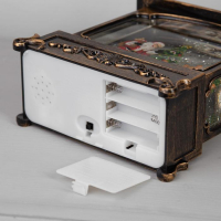 Светодиодная фигура &laquo;Дед Мороз с подарками&raquo; 18 &times; 26 &times; 8 см, пластик, батарейки ААх3 (не в комплекте), USB, свечение тёплое белое