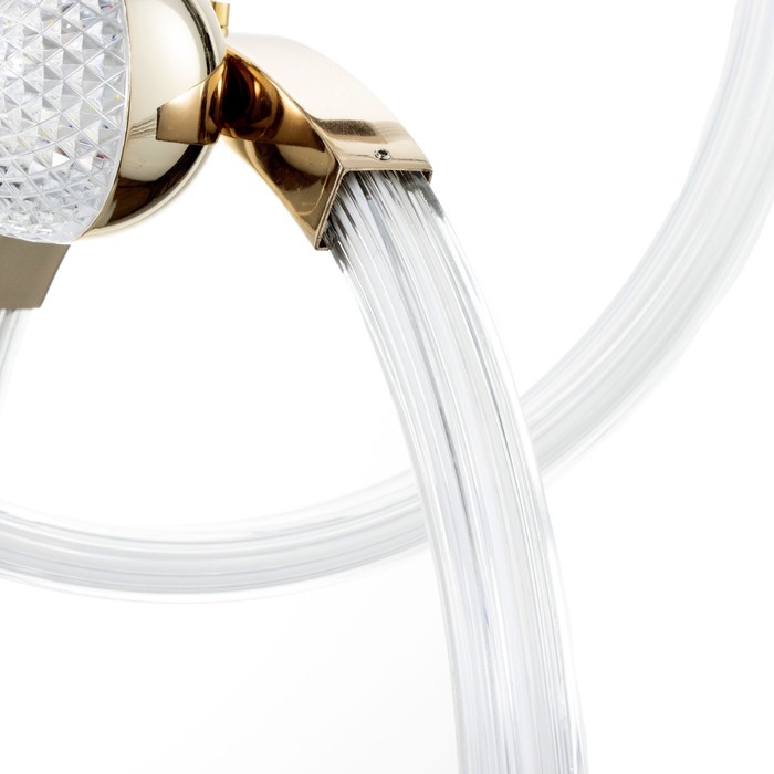 Светильник BayerLux "Ланел" 2хLED 90Вт золото 39,5х10,5х65-185 см