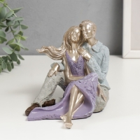 Сувенир полистоун "Парочка влюблённых" 12х11х17 см Сувенир полистоун "Парочка влюблённых" 12х11х17 см