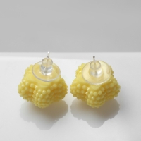 Серьги пластик &laquo;Карамель&raquo; звезда, цвет жёлтый