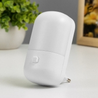 Ночник "Вилли" LED 1Вт белый 5х7х10 см RISALUX Ночник "Вилли" LED 1Вт белый 5х7х10 см RISALUX