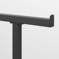 Вешало напольное с выносом 110&times;50&times;150 см, цвет чёрный