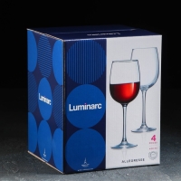 Набор стеклянных бокалов для вина &laquo;Аллегресс&raquo;, 420 мл, 4 шт