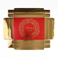 Коробка подарочная новогодняя складная «Новогодний венок», 21 х 15 х 7 см, Новый год Коробка подарочная новогодняя складная «Новогодний венок», 21 х 15 х 7 см, Новый год