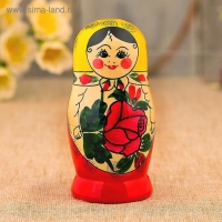 Матрёшка «Зоя», желтый платок, 5 кукольная, 12 см Матрёшка «Зоя», желтый платок, 5 кукольная, 12 см