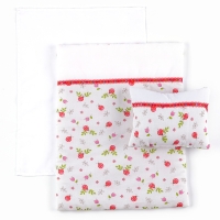 Кукольное постельное &laquo;Божьи коровки &laquo;: простынь, одеяло 46 &times; 36 см, подушка 23 &times; 17 см