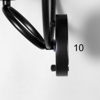 Бра "Сферум" Е27 40Вт черный 28х23х23см Бра "Сферум" Е27 40Вт черный 28х23х23см