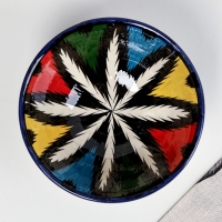 Набор салатников Риштанская керамика "Атлас", 15 см, 3 шт, в подарочной упаковке Набор салатников Риштанская керамика "Атлас", 15 см, 3 шт, в подарочной упаковке