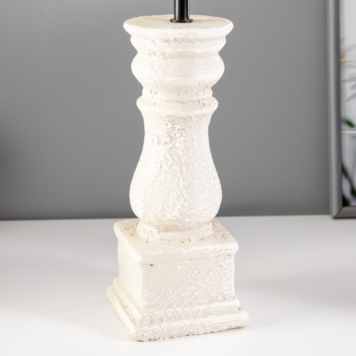 Настольная лампа Настольная лампа "Стелла" Е14 40Вт серый 22,5х22,5х47см RISALUX