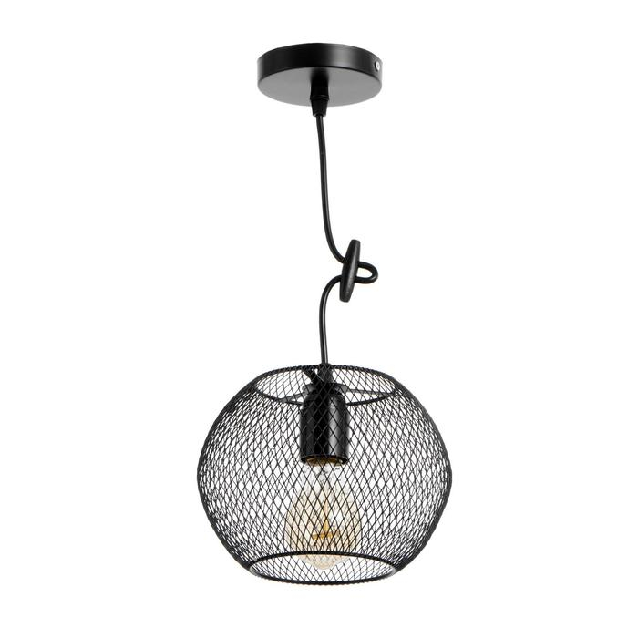 Светильник BayerLux 1961/1 E27 40Вт черный 18х18х15-115 см