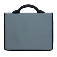 Портфель деловой 350 х 260 х 100 мм, текстильный, 2 отделения "Ладога" комбинированный серый, 1С112 Портфель деловой 350 х 260 х 100 мм, текстильный, 2 отделения "Ладога" комбинированный серый, 1С112