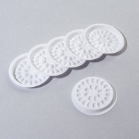 Палетка (лунка) для смешивания клея, набор - 40 шт, 4,8 × 0,5 см, цвет белый Палетка (лунка) для смешивания клея, набор - 40 шт, 4,8 × 0,5 см, цвет белый