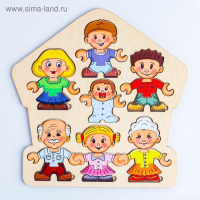 Пазл-конструктор &laquo;Собери персонажа. Семья&raquo;