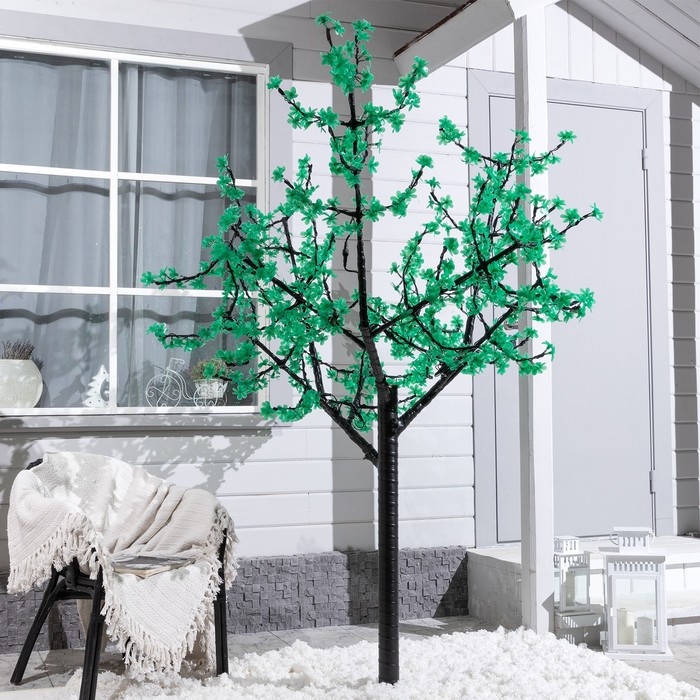 Светодиодное дерево &laquo;Баугиния&raquo; 2 м, 864 LED, постоянное свечение, 220 В, свечение зелёное