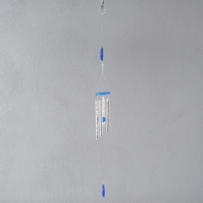 Музыка ветра пластик "Месяц" 4 трубки   40 см