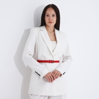 Ремень женский, ширина 1.8 см, винт, пряжка металл, цвет красный